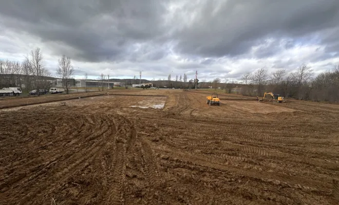 Terrassement à Martres-Tolosane ., Carbonne, Garonne TP