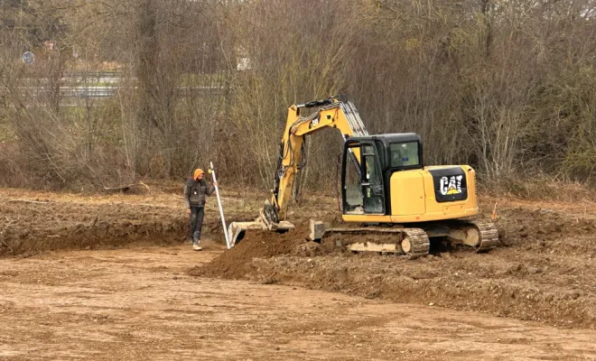 Terrassement à Martres-Tolosane ., Carbonne, Garonne TP
